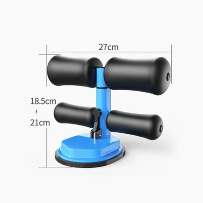 Adjustable Sit-Up Bar with 3 Gear Adjustment, Strong Self-Suction Base, Cold Rolled Steel Frame & Foam Handles, Portable Abdominal Exercise Equipment for Sit-Ups & Home Fitness Training (26×31.8×18–20cm)