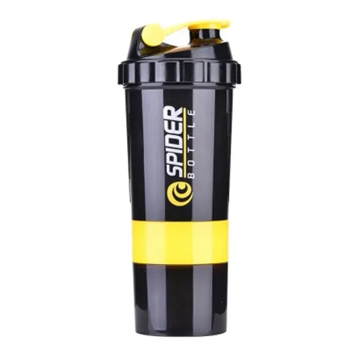 Spider Protein Shaker Bottle 500ml Imported Tritan Plastic Gym Shaker Water Bottle Multi-Purpose Leakproof Eco-Friendly Fitness Sports Drinkware for Gym & Outdoor Use
