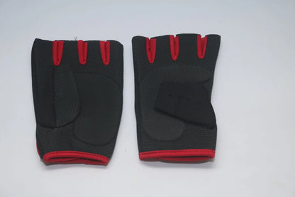 Gold Star Gym Half Cut Gloves Medium Size Imported Synthetic Non-Slip Grip Workout Training Gloves for Weight Lifting, Gym Exercise & Fitness Protection