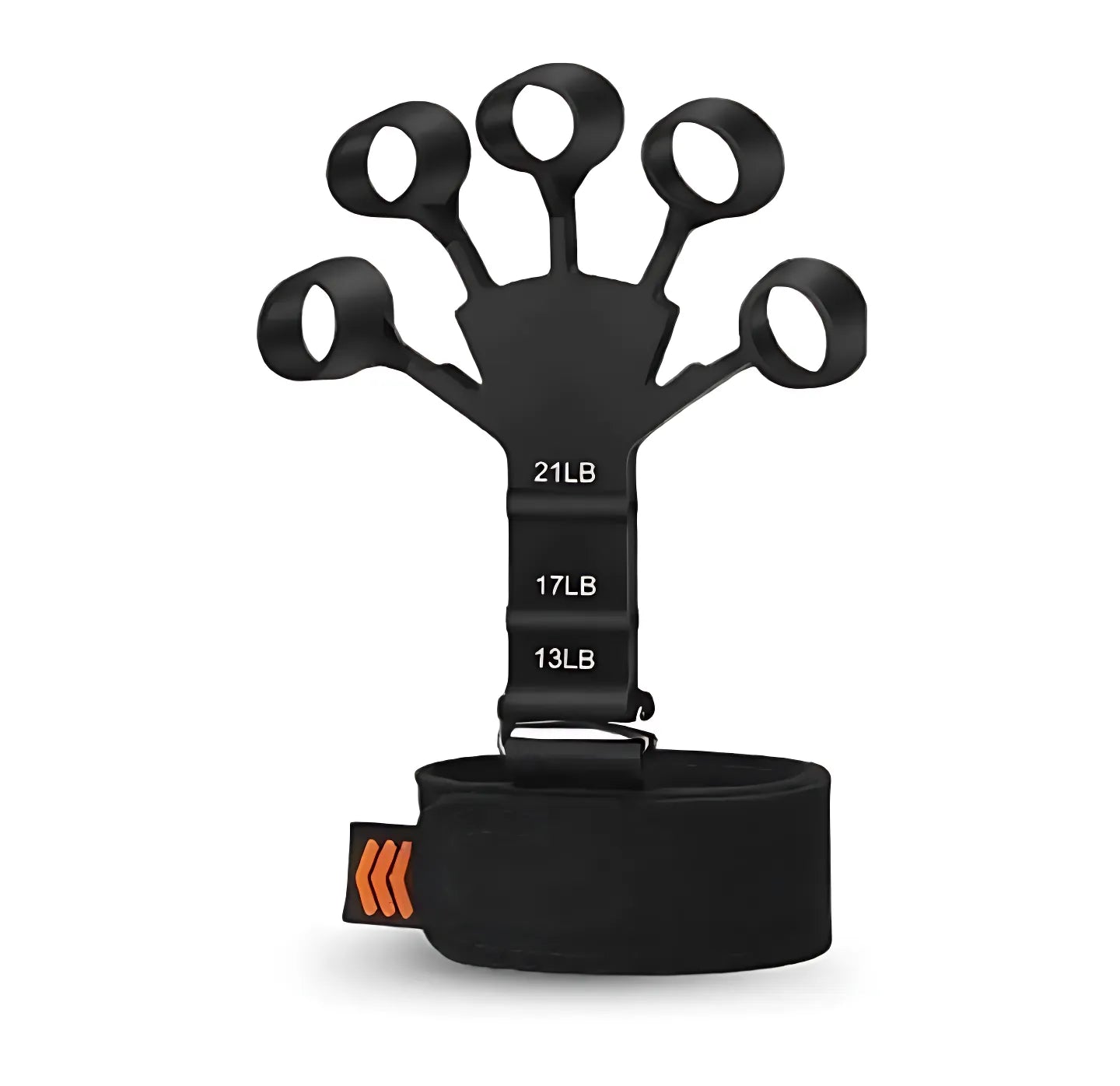 Adjustable Finger Exerciser & Hand Strengthener with 6 Resistance Levels, Individual Finger Training, Silicone Grip Design & Ergonomic Palm Fit for Grip Strength, Rehabilitation & Finger Workout