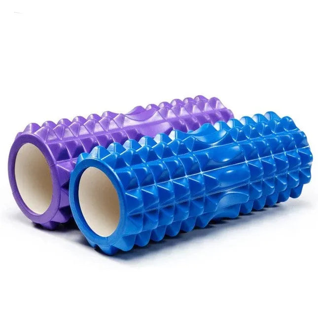 Yoga Foam Grid Roller (13 & 18 Inches) | High-Density EVA Muscle Massage Roller for Deep Tissue Recovery, Stretching, Yoga, Pilates & Fitness Therapy