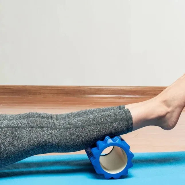Yoga Foam Grid Roller (13 & 18 Inches) | High-Density EVA Muscle Massage Roller for Deep Tissue Recovery, Stretching, Yoga, Pilates & Fitness Therapy