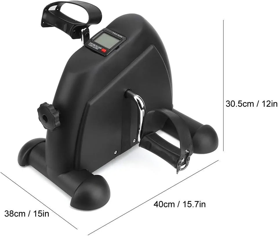 Mini Exercise Bike – Portable Digital Pedal Exerciser for Legs Workout at Home