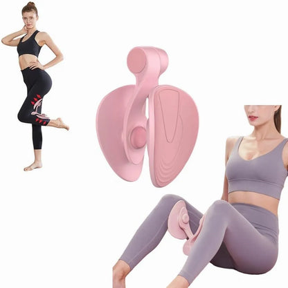 Thigh Master Exerciser Rotating Panel, High-Resistance Spring & Silicone Joint, Kegel Exercise Device for Inner Thigh Toning, Butt Lifting, Pelvic Floor & Leg Workout Training
