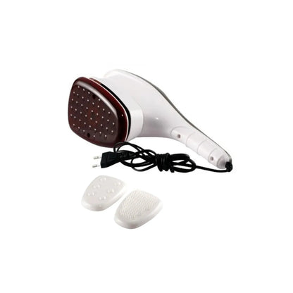 Multifunctional Infrared Massage Rod Machine 200–240V 50–60Hz with 2 Massage Pads, Portable Electric Body Massager for Slimming, Pain Relief & Full Body Relaxation (35×11.5×15.5 cm, 1325g)