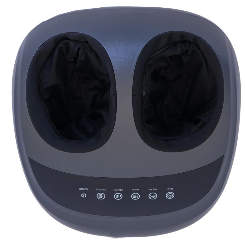 Sereno Midnight Electric Foot Massager | Electric Foot Massager with Deep Kneading, Air Compression, Heat Therapy, 3 Modes, 9 Intensity Levels, 10–30 Min Timer, Voltage Range: 100V – 240V, Frequency: 50Hz / 60Hz