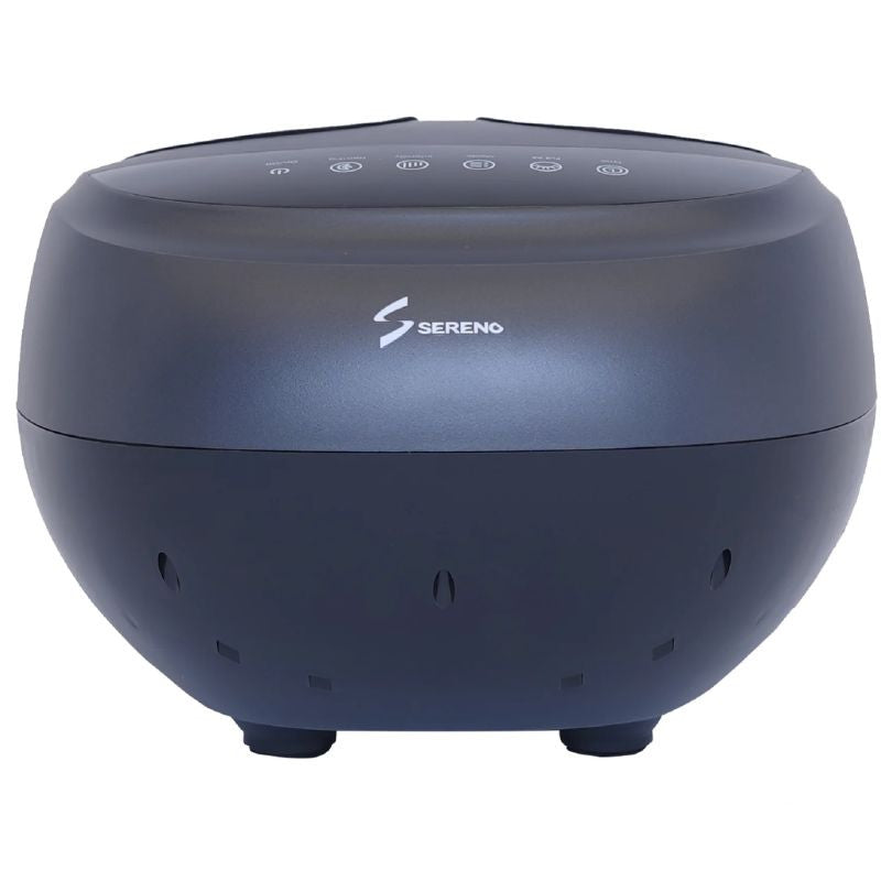 Sereno Midnight Electric Foot Massager | Electric Foot Massager with Deep Kneading, Air Compression, Heat Therapy, 3 Modes, 9 Intensity Levels, 10–30 Min Timer, Voltage Range: 100V – 240V, Frequency: 50Hz / 60Hz
