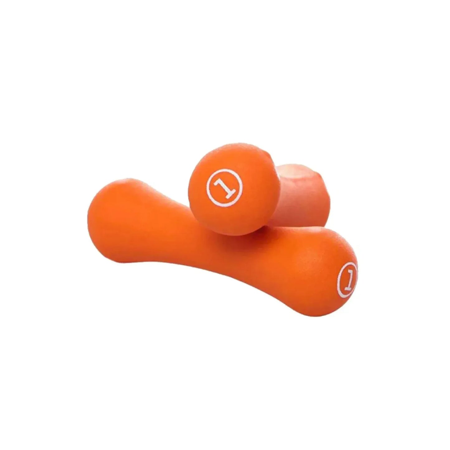 Liveup Bone Shape Neoprene Dumbbells Pair 0.5KG to 5KG Each | Steel Core Anti-Slip Hand Weights for Home Gym, Aerobics & Strength Training