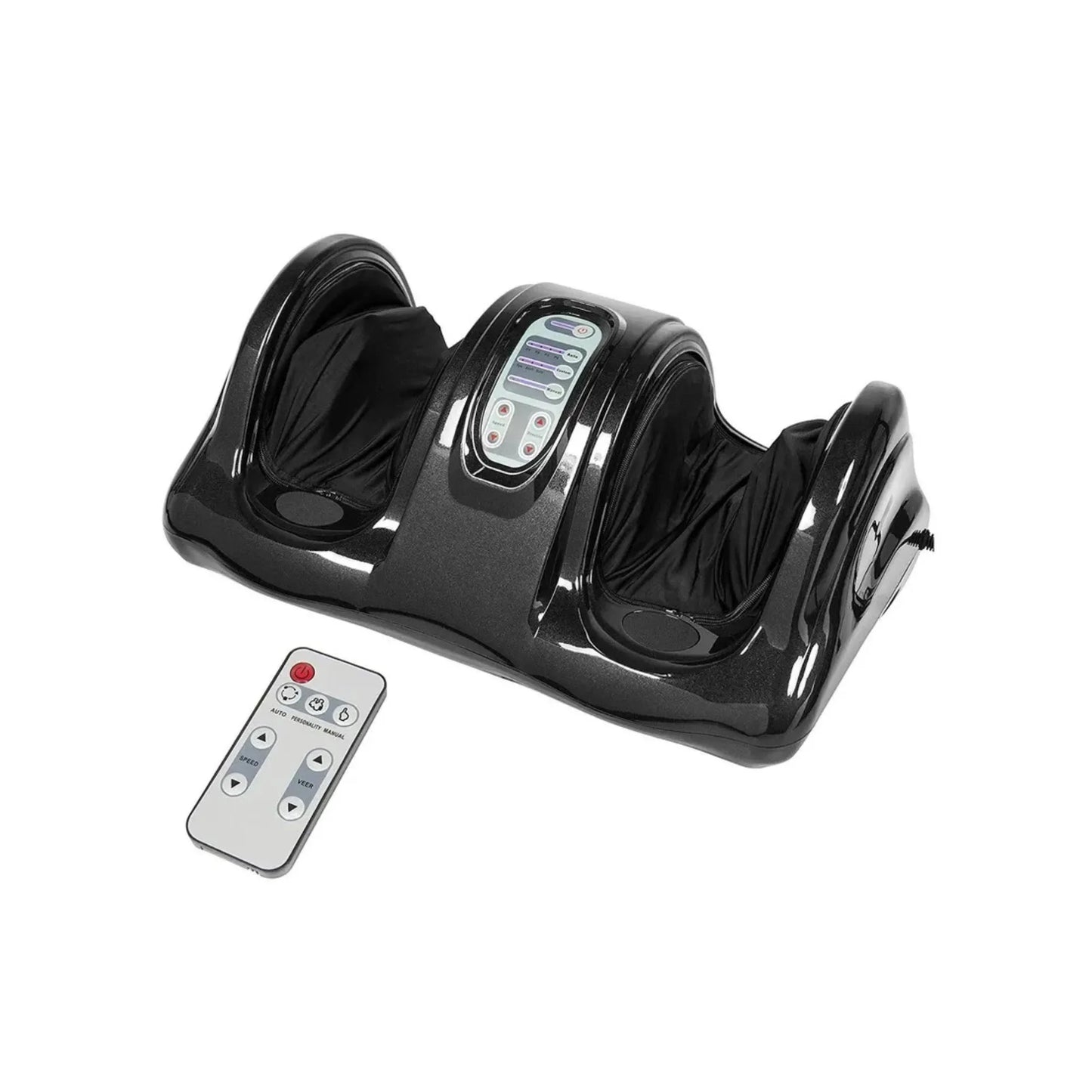 Shiatsu Electric Foot and Leg Massager 40W with Heating Function, 6 Massage Intensity Levels, Kneading & Rolling Therapy, Auto/Manual Modes and Vibration Foot Massage Machine