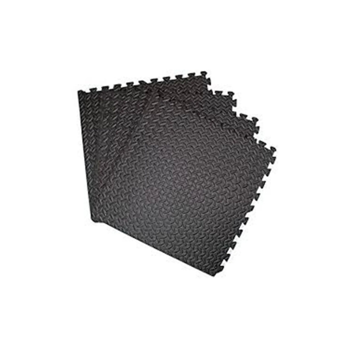 Gym Floor Mats Foam Set of 4 (2x2 Feet) | Interlocking EVA Foam Exercise Mats 12mm–25mm Anti-Slip Protective Flooring for Home Gym & Workout Areas