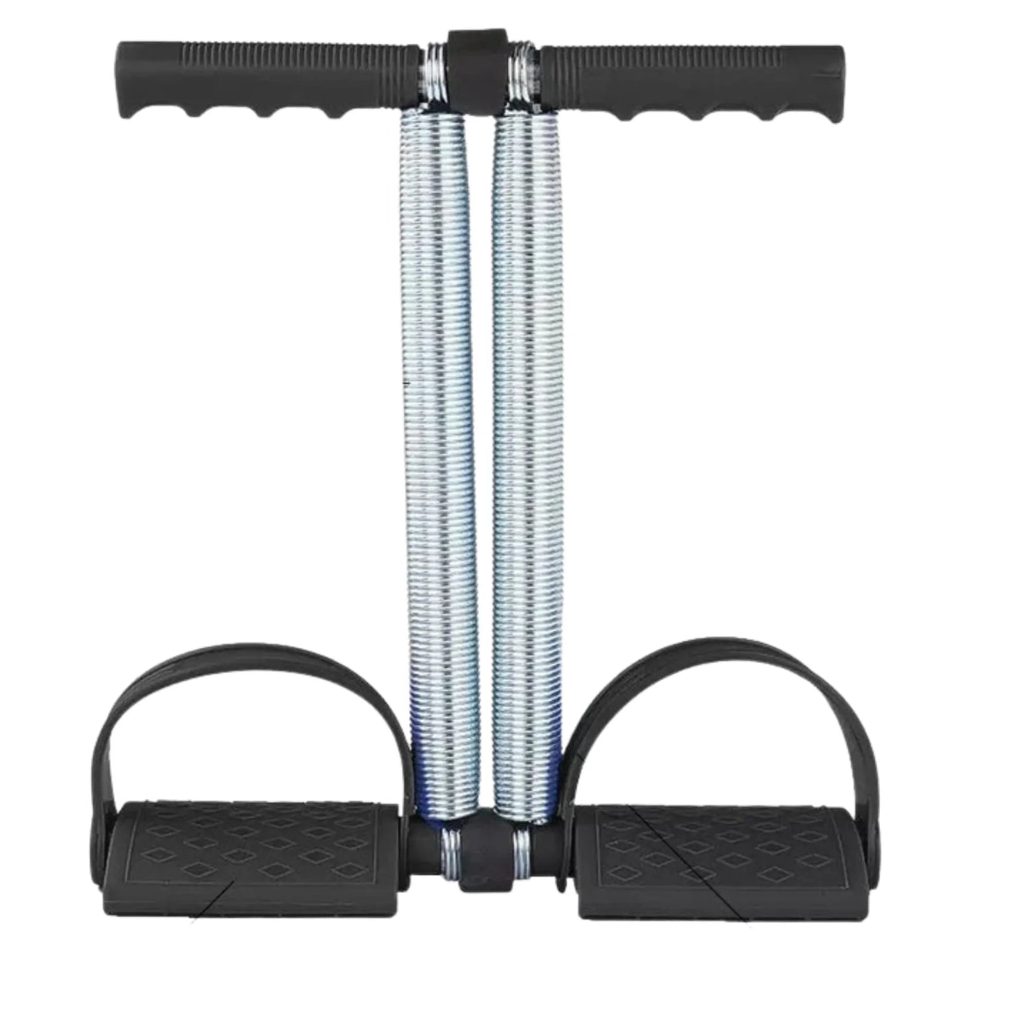Double Spring Tummy Trimmer for Home Gym Workout – Available in Medium & High Quality | Heavy Duty Resistance Spring Ab Exerciser for Belly Fat, Core Strength & Full Body Fitness