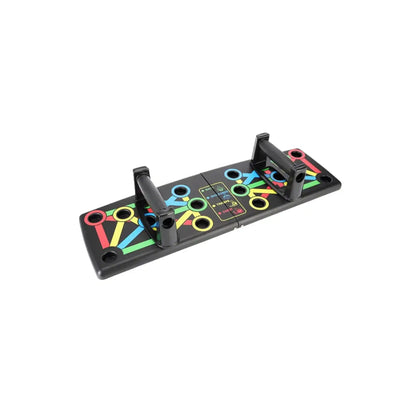 14 in 1 Foldable Push Up Board with Color-Coded Training System | Portable Push-Up Stand for Chest, Shoulders, Triceps & Back Workout | Home Gym Fitness Equipment for Men & Women - Fitness Zone