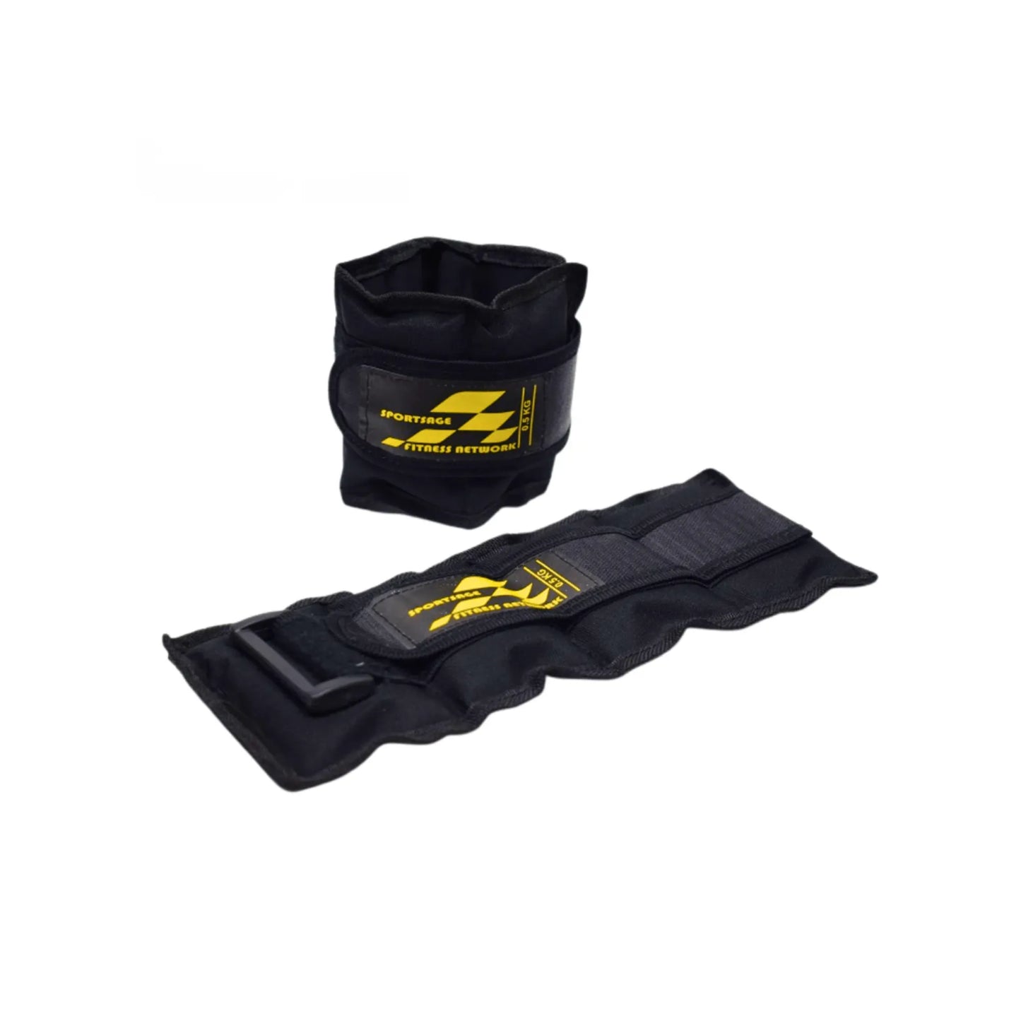 Ankle Weights & Wrist Weights (Pack of 2 ) 1kg–5kg (0.5kg–2.5kg Each) Heavy Duty Nylon Casing with Velcro Strap for Leg & Arm Toning, Strength Training, Walking, Running & Home Workout Fitness