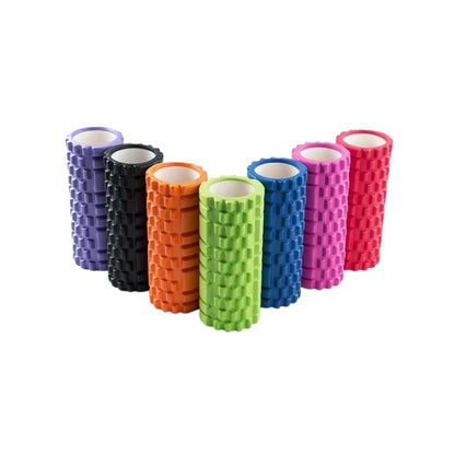 Yoga Foam Grid Roller (13 & 18 Inches) | High-Density EVA Muscle Massage Roller for Deep Tissue Recovery, Stretching, Yoga, Pilates & Fitness Therapy