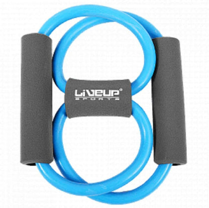 Liveup Resistance Band Soft Expander | Light, Medium & Heavy Resistance Tube Band for Strength Training & Home Workouts
