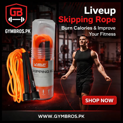 Speed Skipping Rope LS3115 | Adjustable PVC Jump Rope approximate 300cm Length & 5mm Thickness with Non-Slip Handles for Cardio, Fitness & Weight Loss