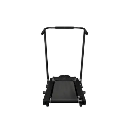 Foldable Manual Treadmill for Home Gym – Non-Electric Running Machine with 19 Rollers