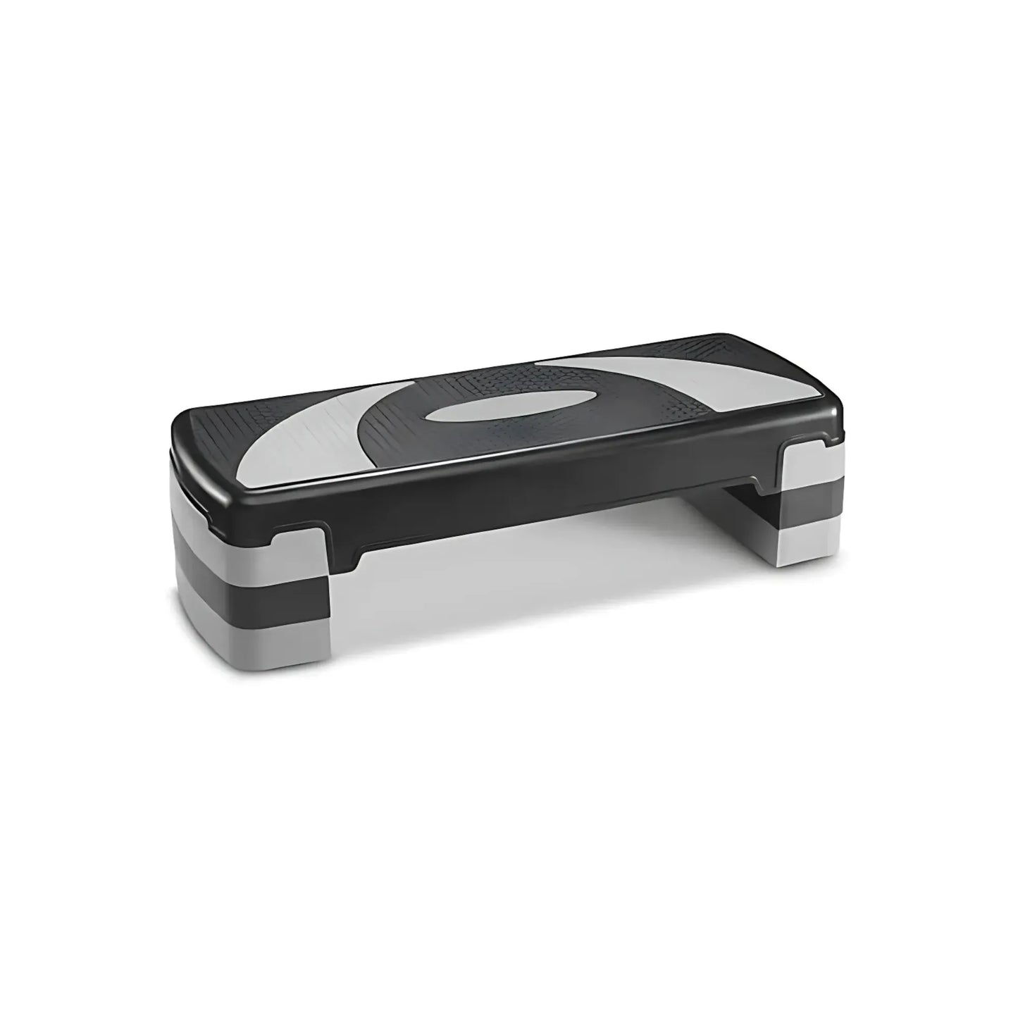 Aerobic Stepper Adjustable Fitness Step Platform with 4” 6” & 8” Height Levels, Non-Slip Surface, Rubber Feet & 100KG Weight Capacity for Cardio, Home Gym & Aerobic Workout