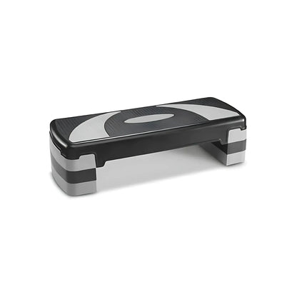 Aerobic Stepper Adjustable Fitness Step Platform with 4” 6” & 8” Height Levels, Non-Slip Surface, Rubber Feet & 100KG Weight Capacity for Cardio, Home Gym & Aerobic Workout