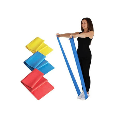 Thera Band Resistance Bands Pack of 3 for Glutes, Fitness & Strength Training – Light, Medium & Strong Exercise Bands for Full Body Workout, Flexibility, Cardio & Home Gym Use