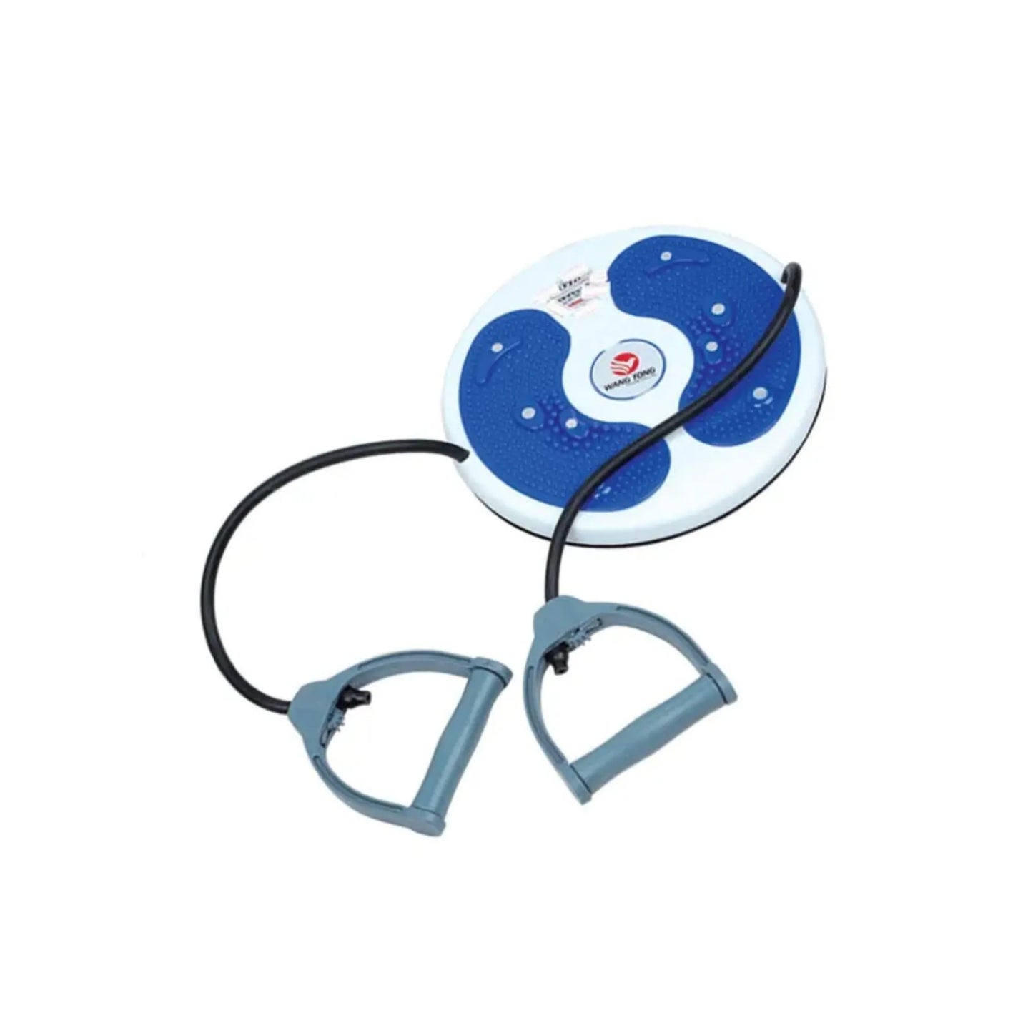 Magnetic Waist Twisting Disc with Pull Rope, 8 Built-in Magnets, Elastic Resistance Bands & Anti-Slip Foot Massage Surface for Waist Slimming, Body Shaping & Home Fitness Workout