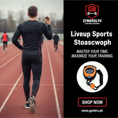 Liveup Sports Digital Stopwatch | Professional Handheld Timer for Gym, Running & Coaching | LS3193